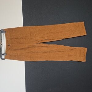 High-waisted, Corduroy, Straight leg pants